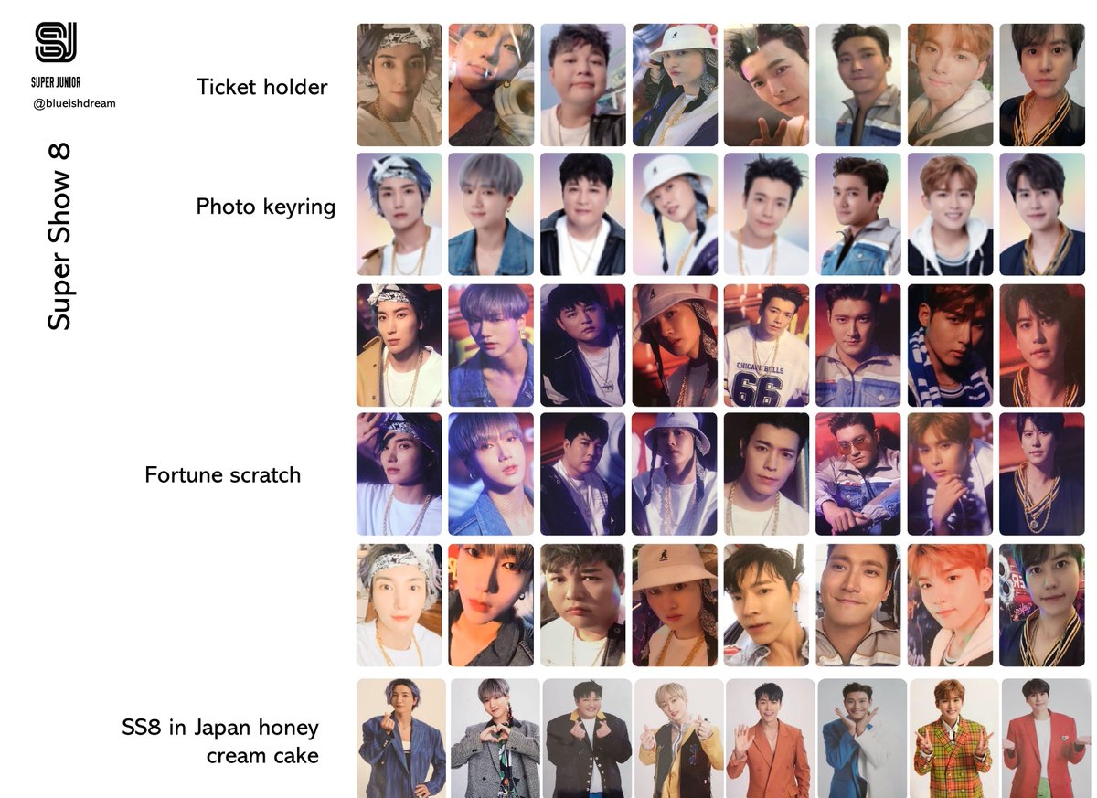 I tried to compile all 2019 Super Junior photocards. I tried my
