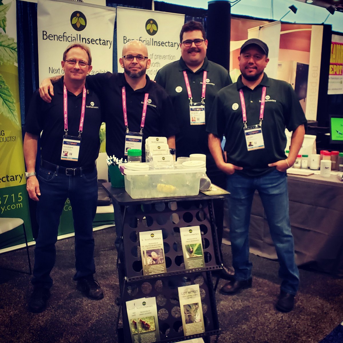 Come talk to our IPM Specialists at #mjbizcon ! Booth C6442. 

#mjbizcon2019 #cannabis #hemp #beneficialinsectary #greenmethods #beneficialinsects #goodbugs #biologicalcontrol #biocontrol #lasvegas #mjbiz #marijuana #anounceofpreventionisworthapoundofcure #anounceofprevention