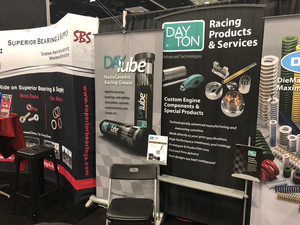 DaylubeRacing's tweet photo. It’s the eve before #PRI2019!  Stop by and see us at booth 4805. Show hours are 9-5 Thur/Fri and 9-4 Sat. https://t.co/Vi8vtgyZVR