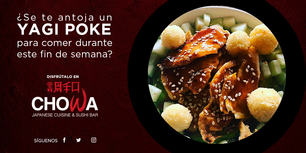 chowa_cdmx's tweet photo. Este poke bowl contiene una base de arroz gohan, pollo teriyaki, queso de cabra empanizado, aguacate, pepino y nueces caramelizadas. ¡Pruébalo!

#PokeBowls #Chowa #JapaneseRestaurant #YagiPoke #ComidaJaponesa https://t.co/BMHvwxP9lX
