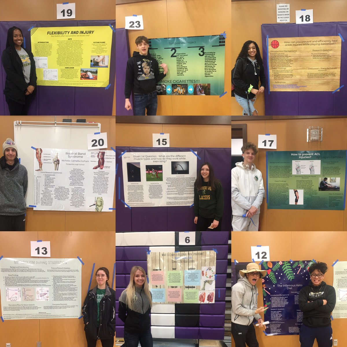 ITeachSportsMed's tweet photo. Thank you for putting in the work- these kids are going places! 💫 @timberlineAT 2019 NTPS Sports Medicine Research Symposium https://t.co/7nYB2jrsqb