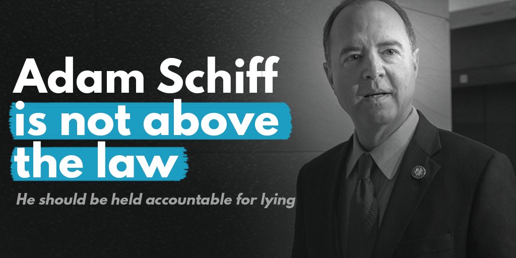 The IG Report shows that Adam Schiff misled the American people by releasing a memo filled with lies and inaccuracies. Schiff should not get special treatment. He needs to be held accountable.