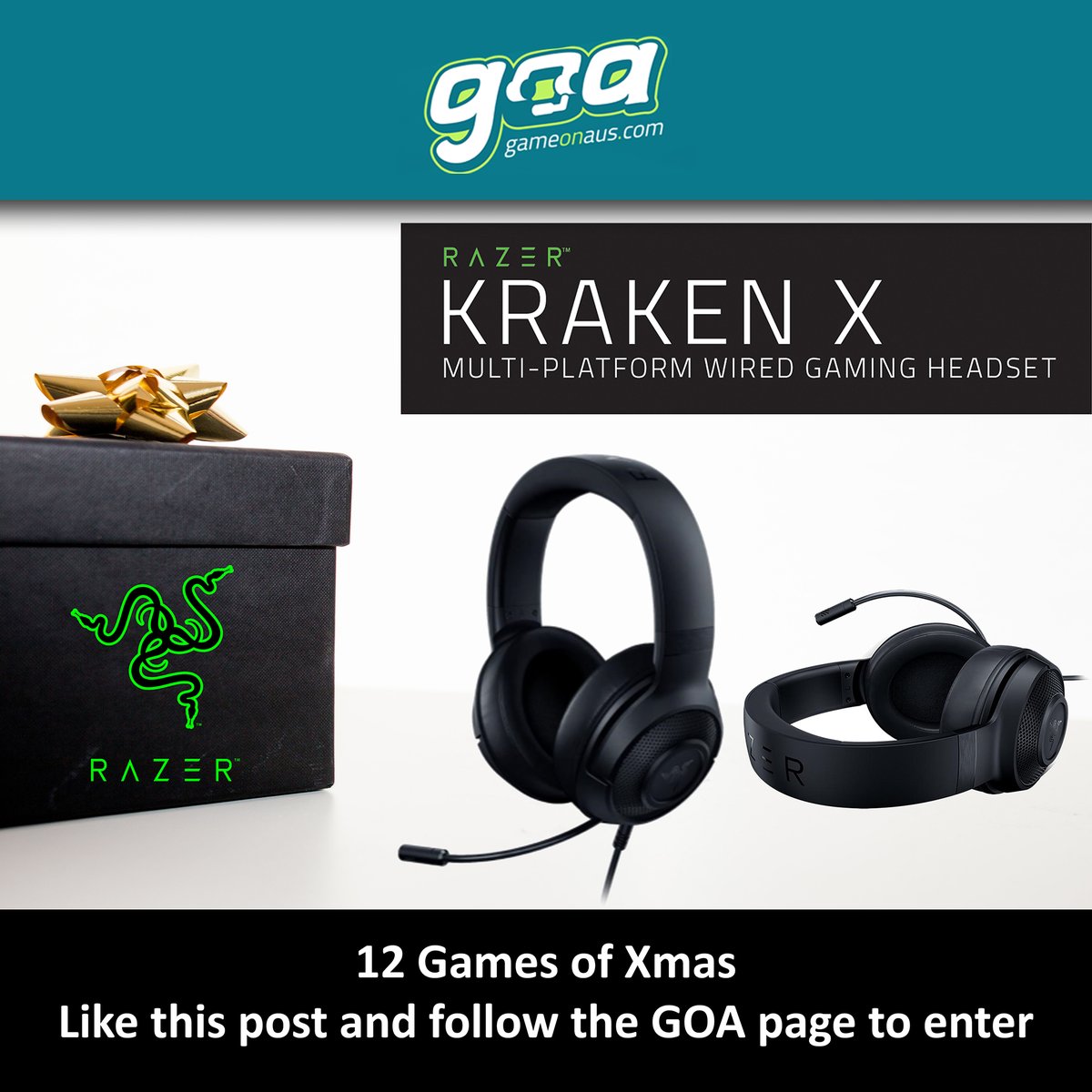 GameOnAUS's tweet photo. 🤩 Day 7 REVEAL We all know how important comms are, but you can't stay frosty on this one. What a prize! Thank you @Razer
DEETS: https://t.co/LvmjYmfUsT
#GameOnAustralia #GameOn #GameOnAUS #12GamesOfChristmas #BloodyGaming https://t.co/ToDJDL1Imu