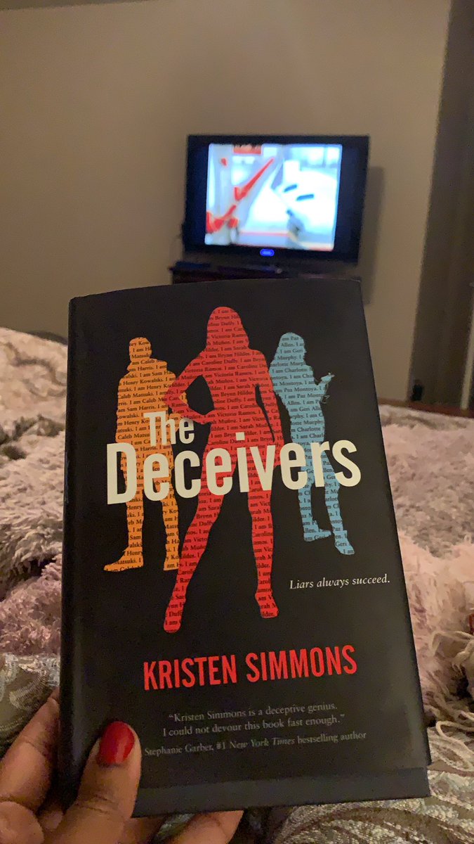 Just finished this amazing book by @kris10writes !!!! Can’t wait for Scammed!!!! It can’t come soon enough! #TheDeceivers