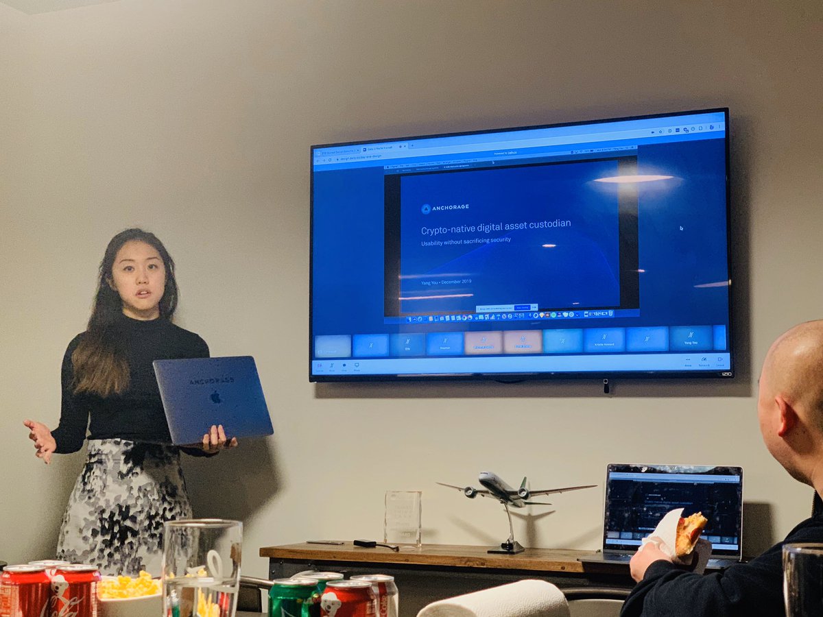 yangyou's tweet image. My words of advice for designing at a startup: 1) build “just enough” design system and 2) everything is negotiable with your team. Feeling proud to have shared my design workflow &amp;amp; lessons learned of setting up design at Anchorage!