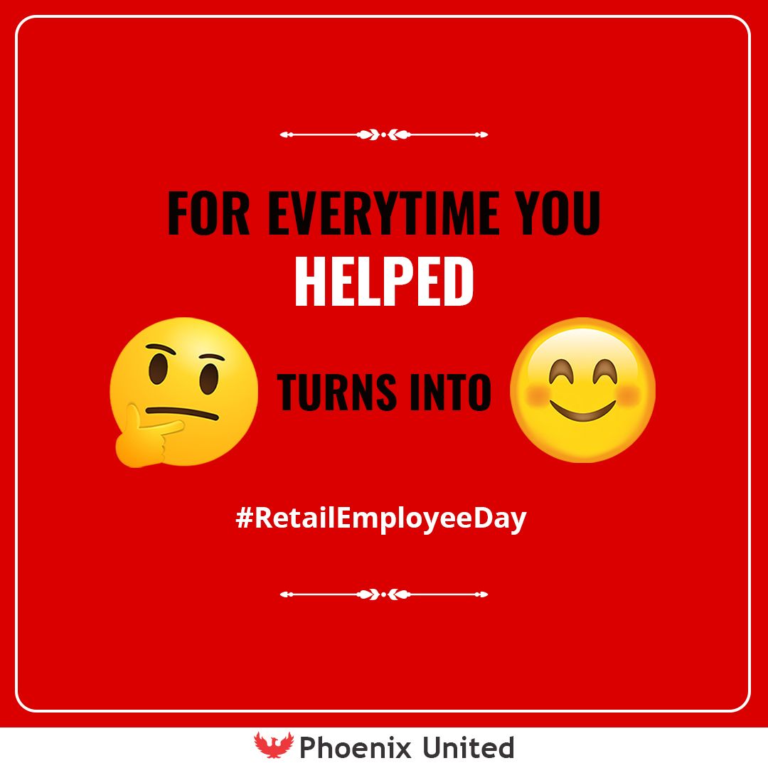 PhoenixUnitedBE's tweet photo. Your diligent efforts help us to maintain and grow with market stipulation & make us #PHOENIXUNITED. Wishing a very #HappyRetailEmployeeDay to all the retailers..!!
#employeeappreciation #employeeengagement #employees #employeespotlight #employeeexperience #phoenixBareilly https://t.co/6fhlGn7pqm