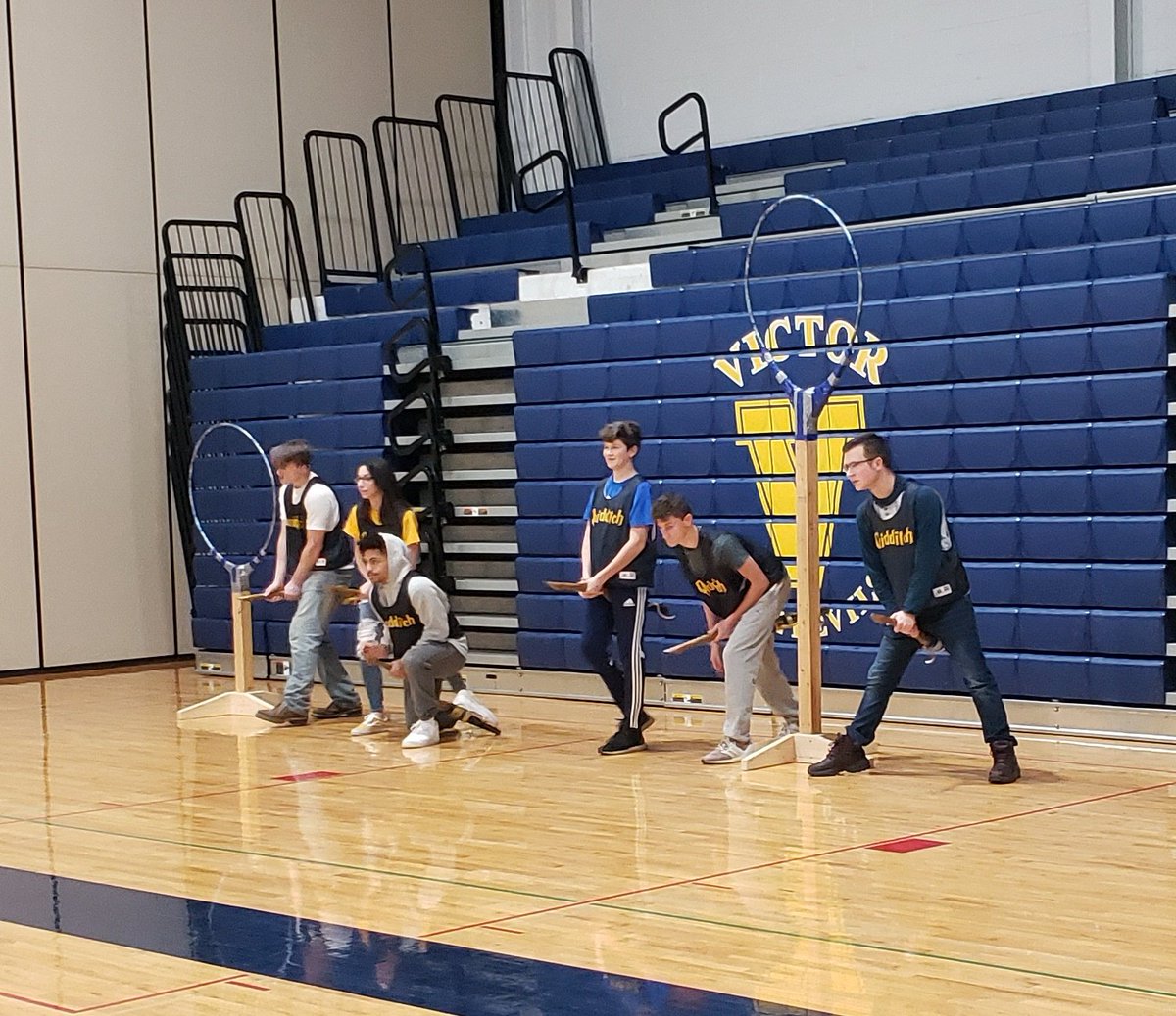 RotoliScience's tweet image. In other news, Ravenclaw will face off against Hufflepuff AGAIN this year in the sure-to-be-epic final match! Be there next Wednesday, 12/18 in the SH gym at 2:20! We're coming for you Halloran!