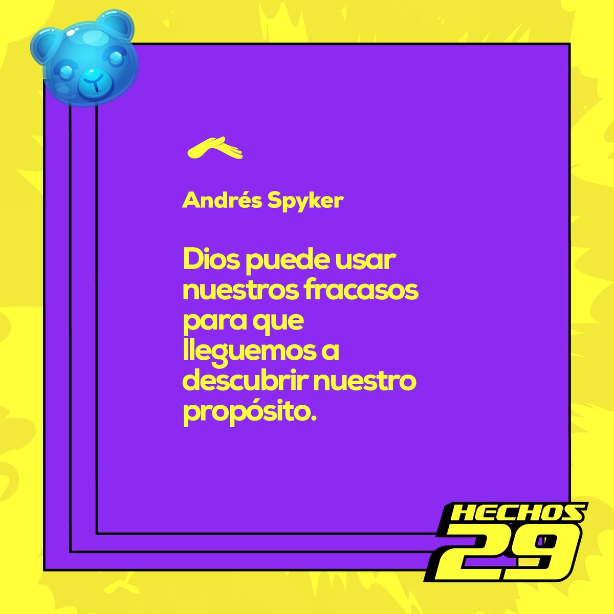 Dios no escoge al más capacitado, sino al más apasionado. <a href="/andresspyker/">Andres Spyker</a> #Hechos29