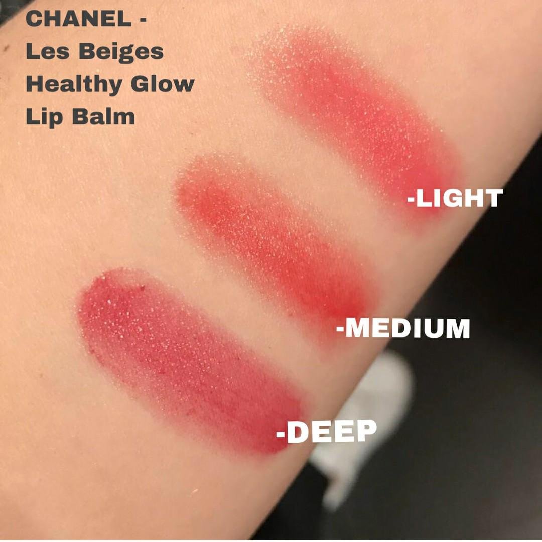 Chanel Les Beiges Healthy Glow Lip Balm Light, Medium and Deep