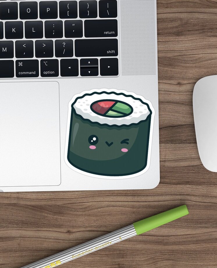 awesome101store's tweet photo. Sushi!๐ป
#sushi #sushiaddicted #sushiroll #japanesefood #japanese #kawaii #littlesushi #redbubble #findyourthing #cute #redbubblesale #redbubblemerch #stickers #sushistickers #redbubblestickers #redbubblesocks #redbubbleartists #phonecases #babyshower #christmasgifts https://t.co/6zr1R9AsBx
