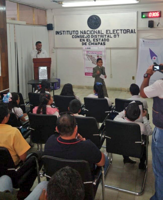 INE_Chiapas's tweet photo. #Galeria Distrito 7 Tonalá

#ConvencionDistrital
#ParlamentoDeLasNiñasYNiñosDeMexico
#TransformemosAlMundo https://t.co/Ae2Aq4NZqy