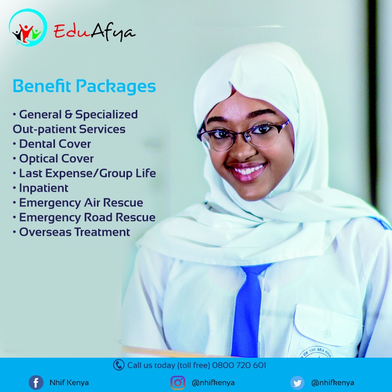 NHIF Kenya on Twitter "The Edu Afya package has the following benefits