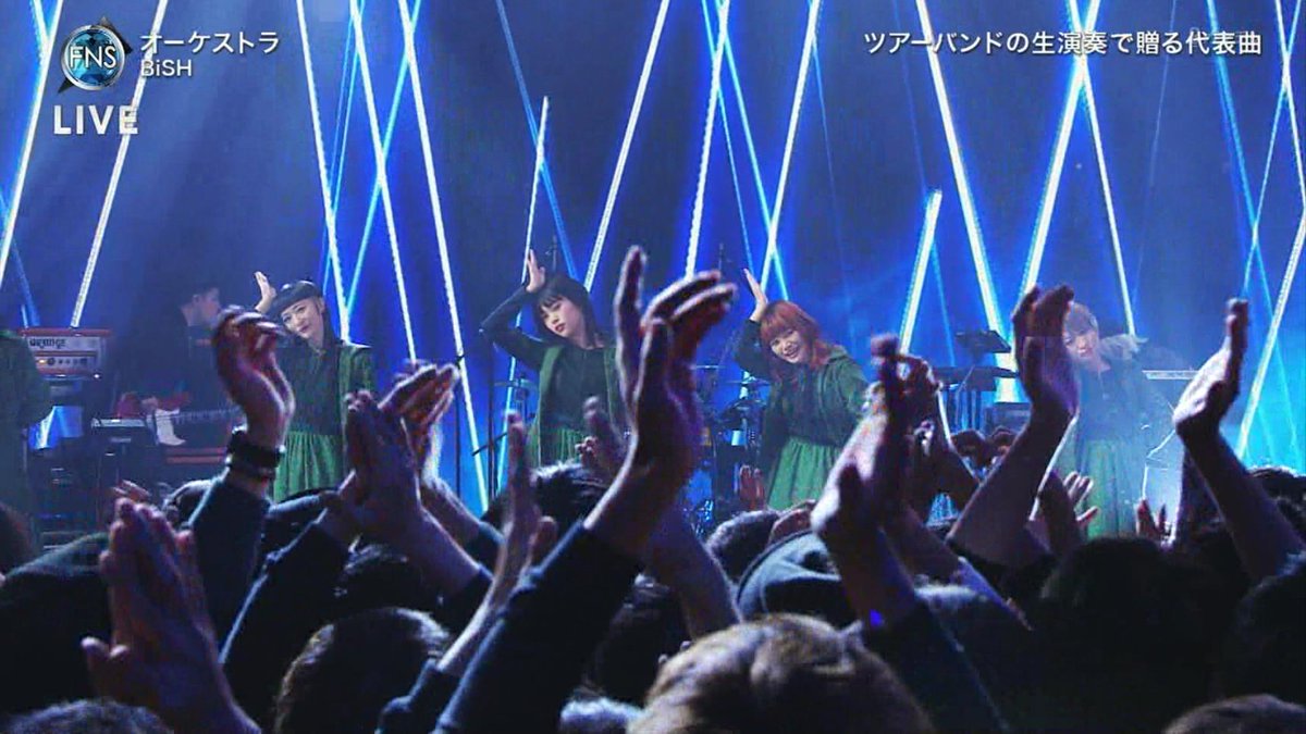 SEi_togetoge's tweet image. チッチが引きになっても
ずっと笑顔

#FNS歌謡祭2019第2夜 
#BiSH
#オーケストラ