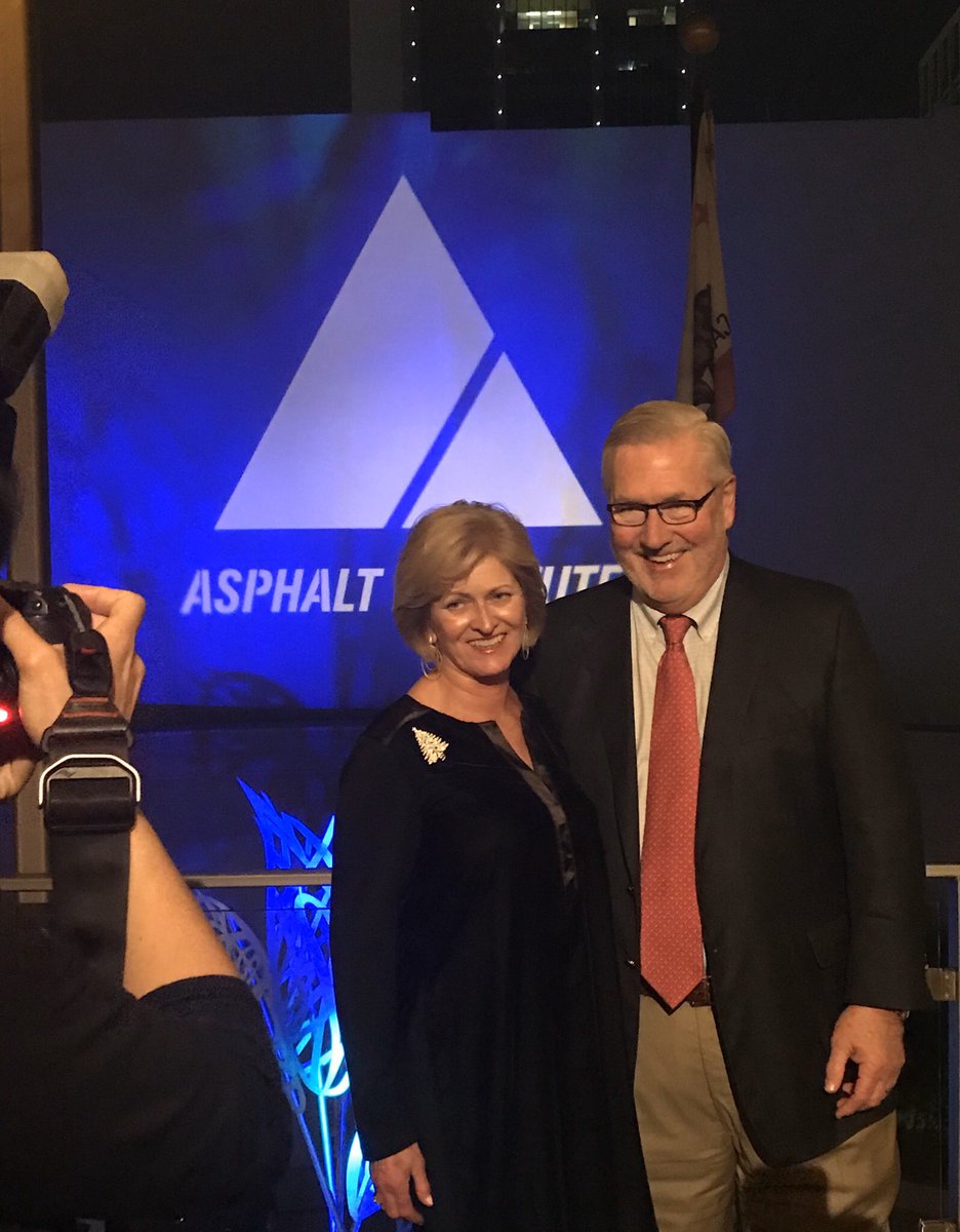 Asphalt_Inst's tweet photo. Bill (@BillBkirk) and Shireen Kirk announced their endowed scholarship fund through @Asphalt_AIF tonight in San Diego. The application process will begin this month. Itโs a new era of Kirk Scholars. #education #100YearsofAI https://t.co/qyrrkm054E