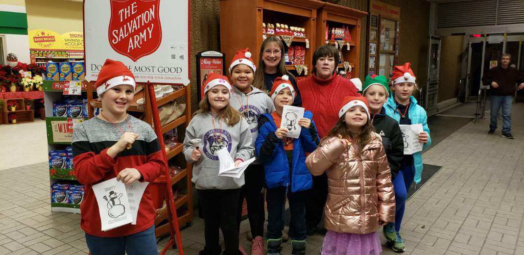 4barrymath's tweet photo. We had a great time ringing the bell and caroling for the Salvation Army tonight #WeAreCortland #allmeansall @CECSD_Smith https://t.co/0849ZTXBMq
