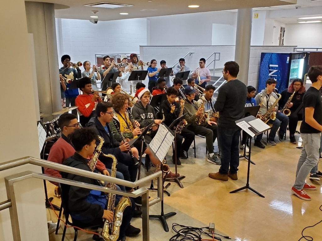 nbtschools's tweet photo. NBTHS Jazz Band under Mr. Komar playing some sweet tunes before tonight's Board meeting.  Check them tomorrow evening at the NBTHS Music Festival! https://t.co/YuXfUUW5ZC