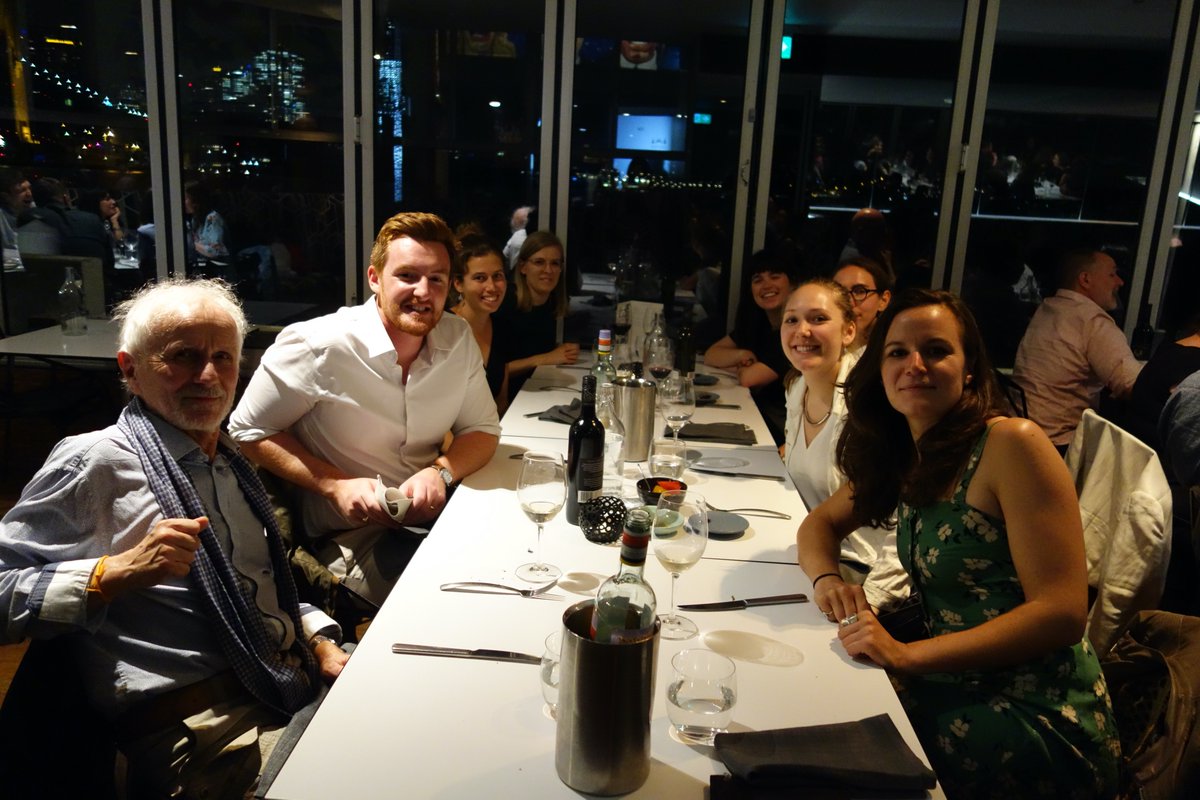GosettiV's tweet photo. As promised, here is a thread of photos of #ASFS2019 @AuFrenchStudies Annual Conference Dinner at Altum Restaurant @lunaparksydney (thanks for the delicious food!)
@UNE_Sydney @UniNewEngland
A wonderful celebration of collegiality and positivity! https://t.co/xiNQvLheQj
