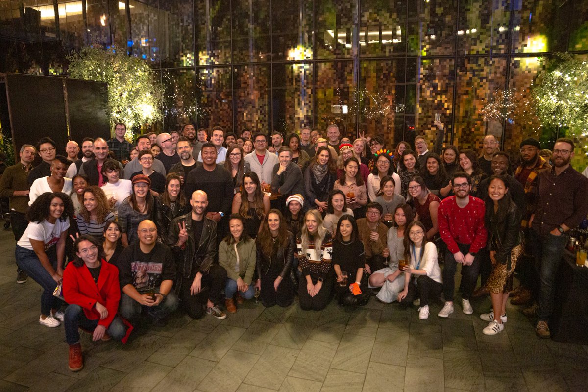 The Design and Research holiday party in San Francisco.