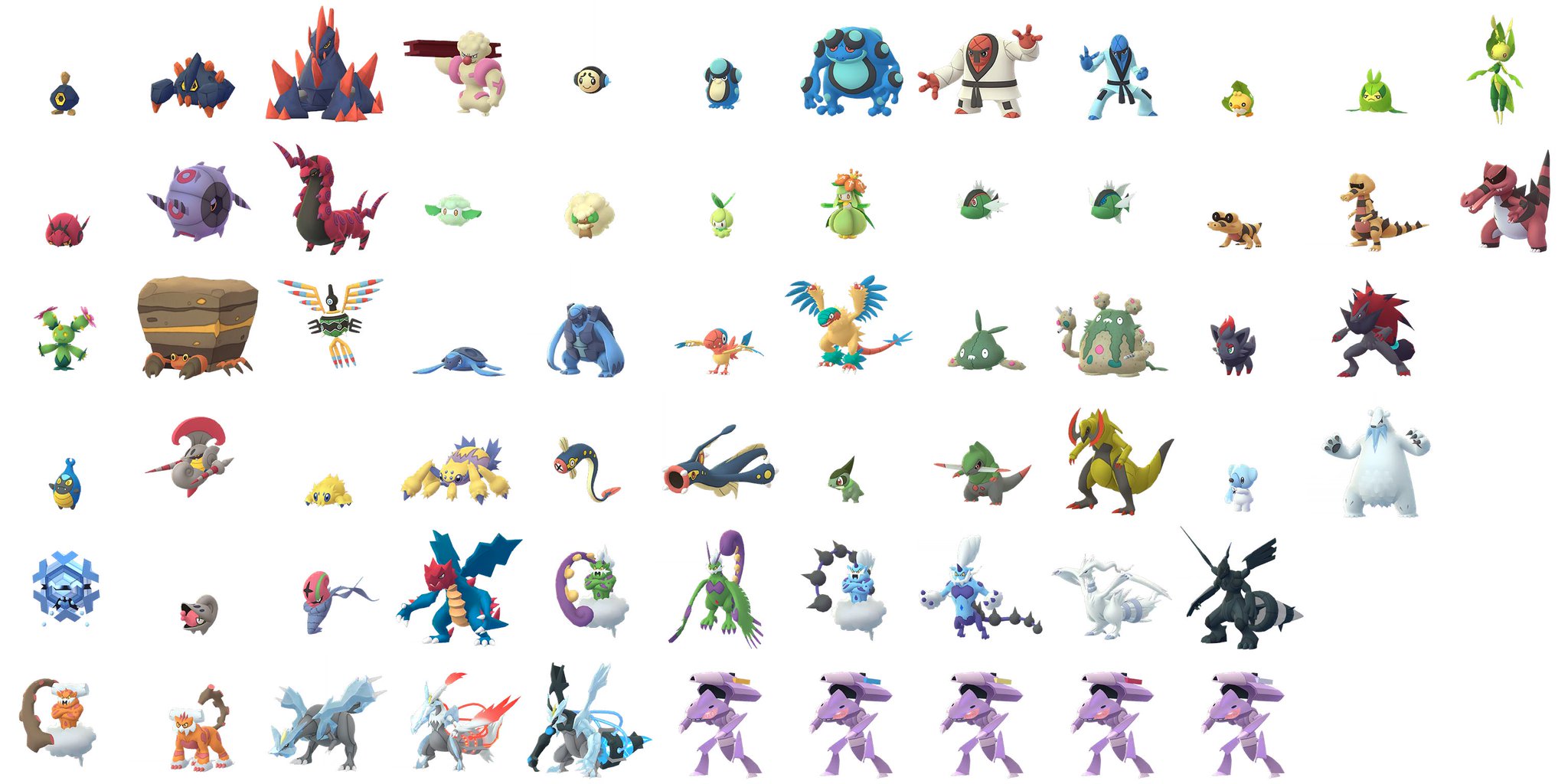 Uzivatel Kelven Na Twitteru 66 New Pokemon From Gen 5 With Their Shiny Form Have Been Added Pokemongo
