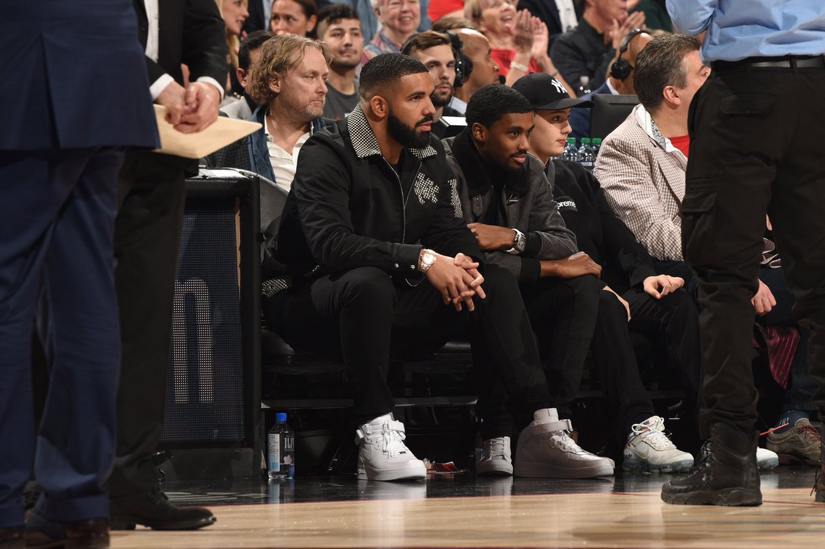 drake wearing air force ones