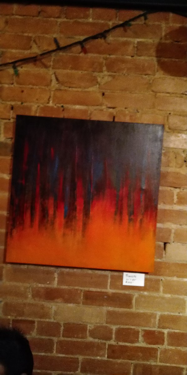 Nancy Ceneviva <a href="/thelocals/">The Locals</a> #Artof2019  #Toronto  some excellent paintings. A must for cold evening