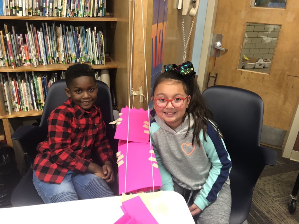 Mrs_Maldonado_'s tweet photo. #fourC’s #buildingbridges #STEAMfun #WhatsBRUINinbaldwin @UnalKarakas2 2M clearly working on the 4c’s...communication, collaboration,critical thinking and creativity!7 year old engineers creating suspension bridges! We love STEAM! https://t.co/N4tJ1lc2v5