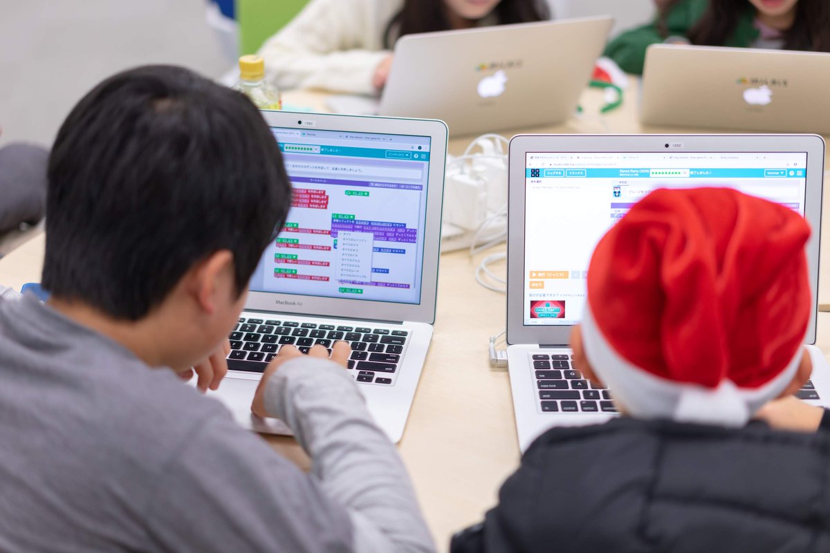 kidscodeclubjp's tweet image. 12月8日【Hour of code~Shall we Dance?:コードを使ってダンスをしよう!】を開催しました!今年はのべ120名以上の子どもたちに、英語とCSを学ぶ機会を提供することができました。お手伝い頂いたすべての皆さんに、心から感謝いたします💐
#CSinEnglish #HourofCode #九州工業大学 #飯塚市教育員会
