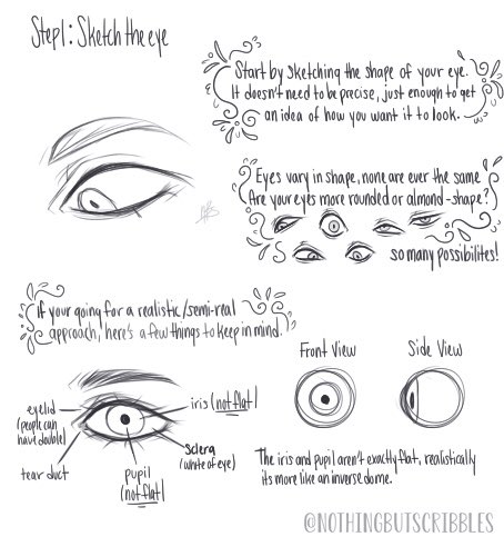 NB_Scribbs's tweet image. Here you go, a tutorial no one asked for ◉U◉
*throws hands into the garbage*
Part 1!
#scribbsdraws #eyetutorial #howtodraweyes #tutorial #myhandshurt