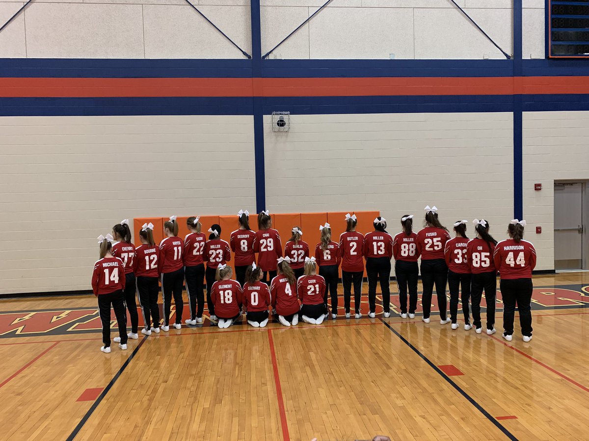 PawPaw_Cheer's tweet photo. GREAT first competition today! It was great to see all our @WolverineConf teams start out the season so strong! 2020 is going to be a great year! #WhyNot #Cheerleading #WolverineConference https://t.co/RUfEWScOkU
