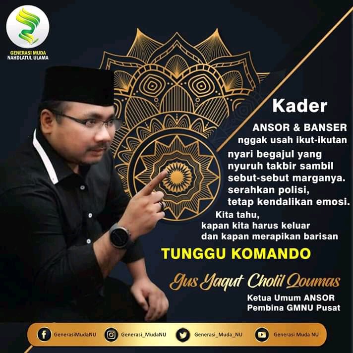 Kami menunggu komando....  @GPAnsor_Satu
