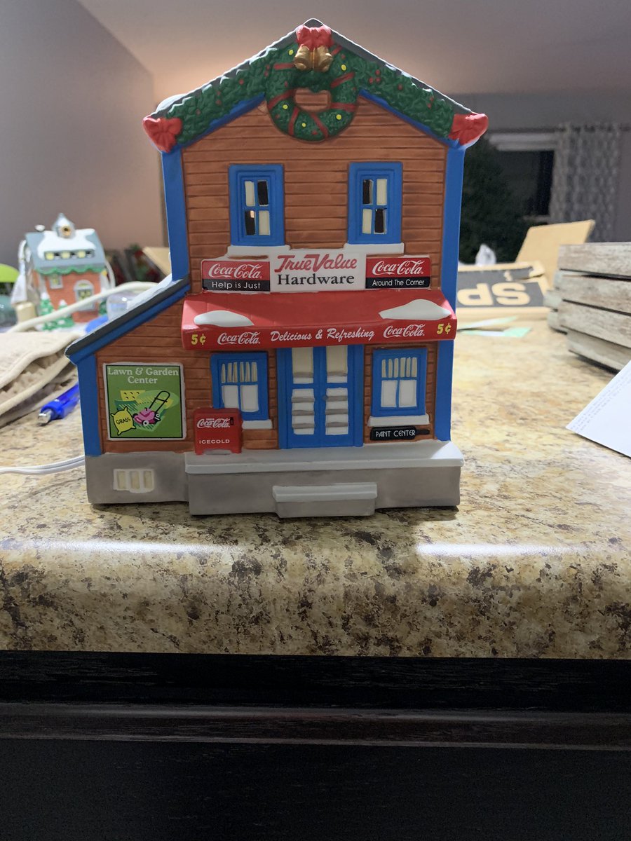 whitney wallace (@racechic1414) on Twitter photo My newest piece to our village. Found this baby on eBay. I figured since we own a <a href="/TrueValue/">True Value Hardware</a> why lot have a village hardware store. My newest piece to our village. Found this baby on eBay. I figured since we own a <a href="/TrueValue/">True Value Hardware</a> why lot have a village hardware store.