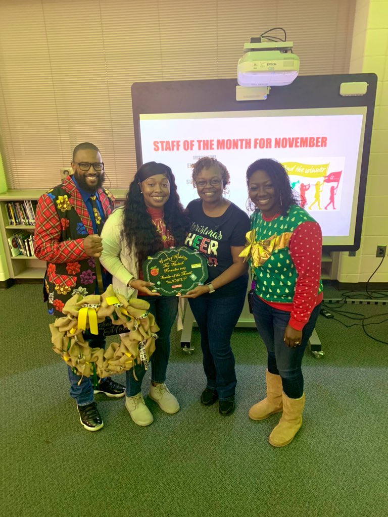 RMSNobility's tweet photo. I would like to congratulate, 1st year teacher, Ms. Subira Nisbeth for being honored as our House of Nobility TOTM for the month of November.  It is a joy and a pleasure to work alongside such a phenomenal and caring professional. Continue to grow and #IGNITEP3 in our students! https://t.co/5Z79e0TesL