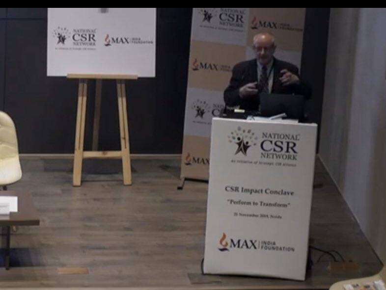 I truly believe that what happens in #India, matters to the rest of the world. A country with key challenges but also solutions. Here, a short video with some related reflections. 
youtu.be/zuol5Bqkz10
Thanks to <a href="/network_csr/">National CSR Network</a> for hosting a discussion on the importance of  #CSR.