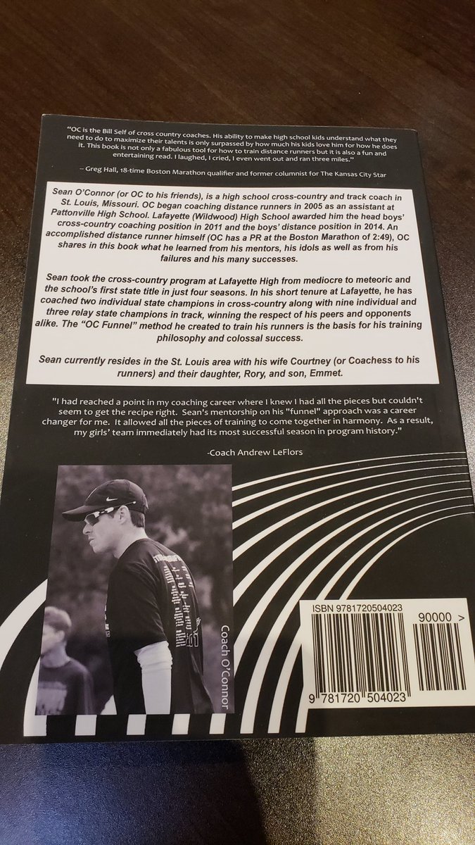 MOTrackFanatic's tweet image. ICYMI, Lafayette HS Boys great XC/Distance Coach Sean O' Connor @LafayetteBoysXC wrote a book @DistTrainSimple distancetrainingsimplified.com Listen to my interview w/him bout it here: youtube.com/watch?v=iLYLsa… purchase here: amazon.com/gp/product/172…
&amp;amp; ask him about it Thurs-Sat @mtccca