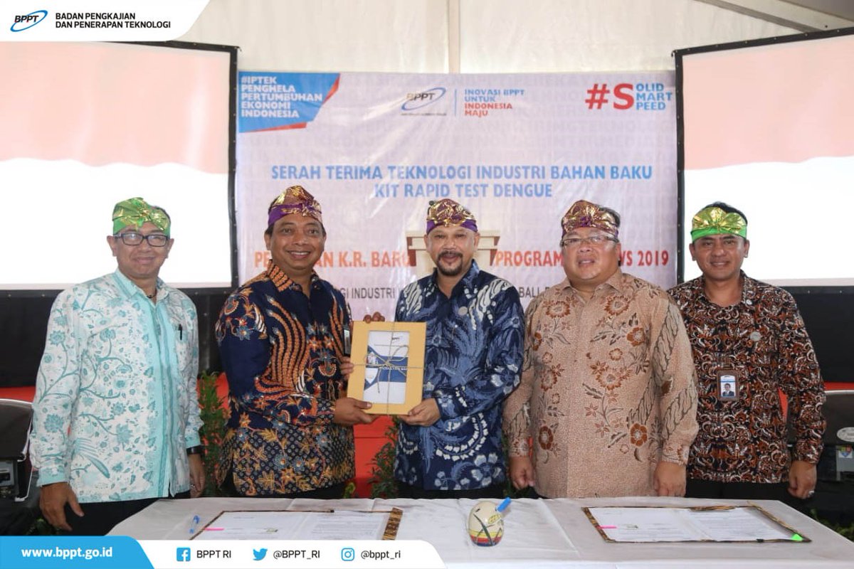 BPPT_RI's tweet image. 13. Dalam kegiatan itu, BPPT turut berkolaborasi dan didukung oleh Badan Litbang @KemenkesRI  dan PT. Hepatika Mataram.
#BPPT #BPPTRI #BPPTSolidSmartSpeed #KitRapidTestDengue