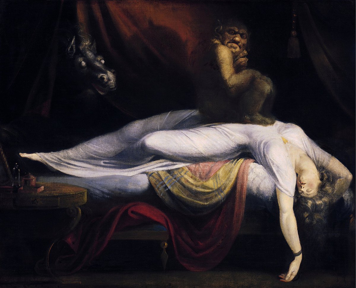 The word “nightmare” is derived from the Old English “mare”, a mythological demon that rides on people’s chests while they sleep, causing bad dreams. This will be a thread about sleep paralysis, and lucid dreams.