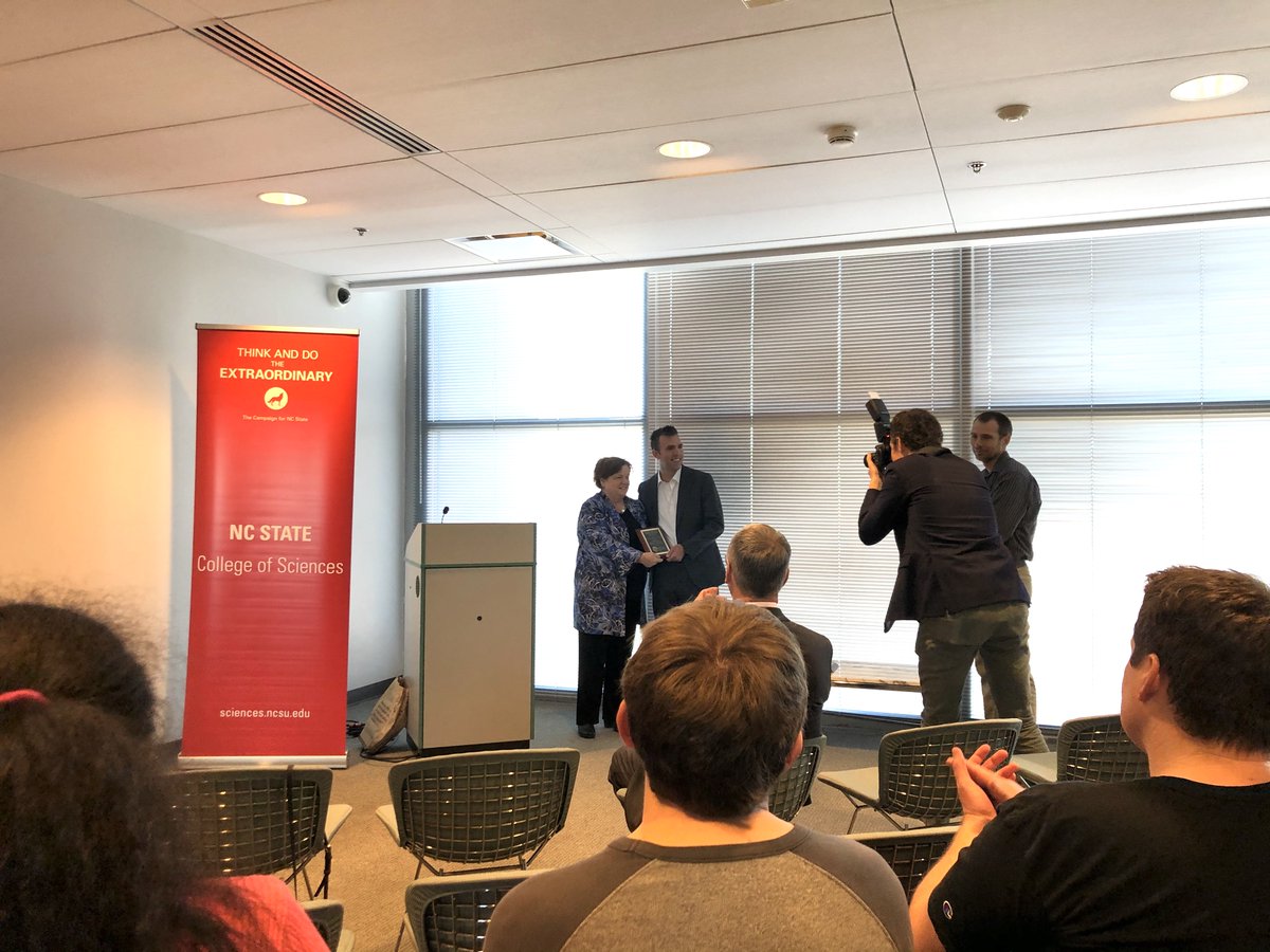 LaberLabs's tweet photo. 🤩🤩 Congratulations to Laber Labs principal investigator (aka our fearless leader), Dr. Eric Laber, who was announced as the Goodnight Distinguished Professor in Statistics last week 🤩🤩 #starstruck #statstruck https://t.co/1rNhYKKM0i