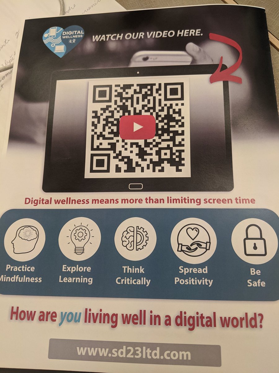 Digital Wellness for public schools <a href="/SD23News/">Central Okanagan Public Schools</a> living and learning well in a digital world #digwell23