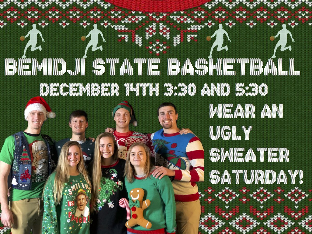 BSUBeavers's tweet photo. STUDENTS! Put on your ugly sweaters and get to the Basketball games this weekend! https://t.co/XA94S6dajY