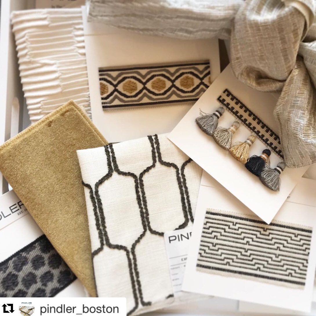 PindlerCorp's tweet photo. Project inspiration from @pindler_boston
. . . . .
#PindlerGram #PindlerBoston #Studio534Showroom #BostonDesignCenter #ArchiveTrimCollection #NewProduct #Trimmings #Tassels #CharcoalAndMustardYellow #PindlerFabric #PindlerTrim https://t.co/Of4tXE0Z2O