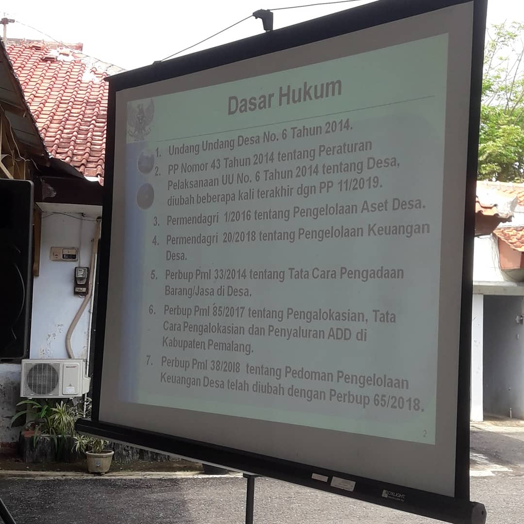 wanamulya2's tweet photo. Sosialisasi ADD dan DD thn 2020 serta peraturan perundang undangan yang mengatur Desa
@PemkabPemalang  @dinpermasdespml @puspindes @kecpemalang1 https://t.co/8LhIIA3o7W