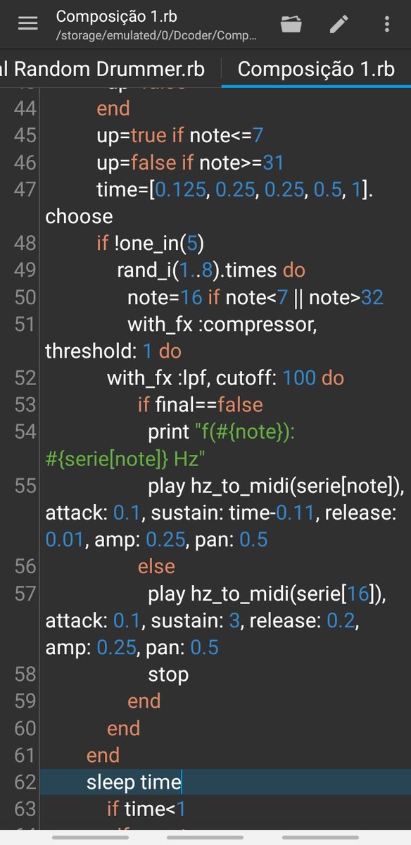 victorleaomusic's tweet image. Double checking the code.
#LiveCodingMusic
#SonicPi
#ProgramaçãoSônica
#Ruby
@Raspberry_Pi
@Sonic_Pi
