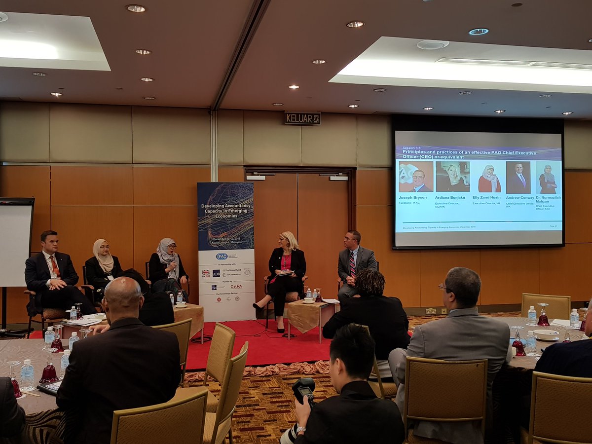 AFA_Accountants's tweet photo. A diverse panel of PAO CEOs sharing their experiences in managing an effective PAO and responding to different challenges #aseanaccountants https://t.co/vRBexJICNv