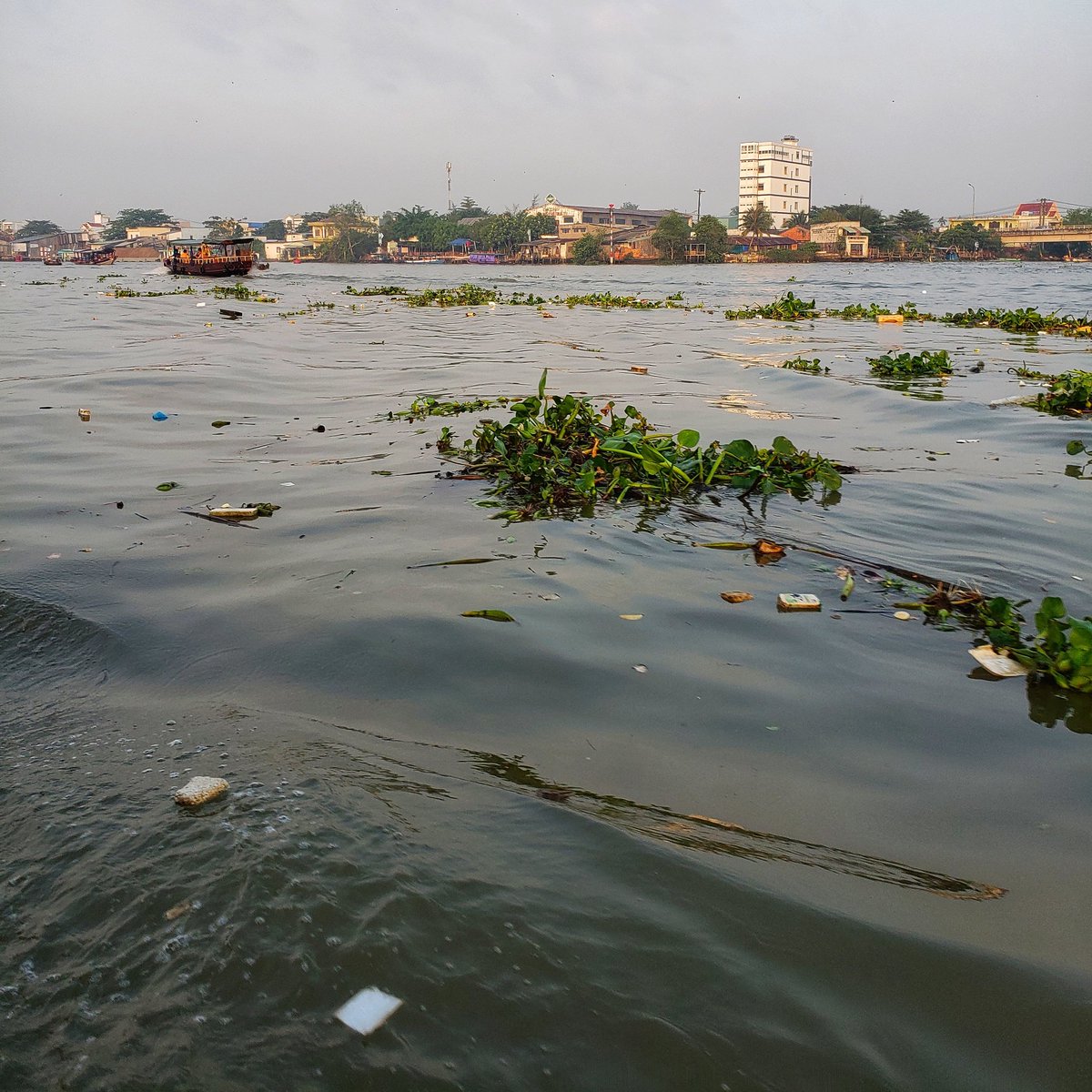 TalkButts's tweet photo. Cai Rang Floating Market. Please travel responsibly, reduce the use of single-use items, and dispose of your waste properly. 

#trash #litter #marinelitter #Vietnam #travelvietnam #floatingmarket #southeastasia #travel #responsibletravel #environment #environmentalprotection https://t.co/dty60Qenr5