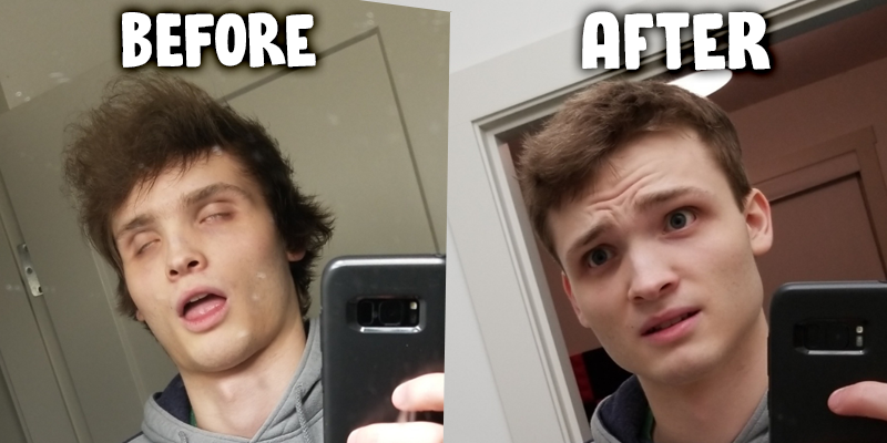 No0b3_tv's tweet photo. Did not expect to cut my hair this short https://t.co/JKjfI3F2Ce