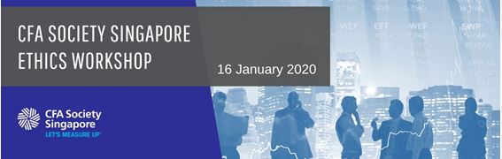 Fulfil your mandatory CPD Ethics 6 training hours in 2020 with the second run of our Ethics Workshop on 16 January. Early Bird Fee is valid till 3 January. For more information and registration, pls go to sforce.co/2REWk9p