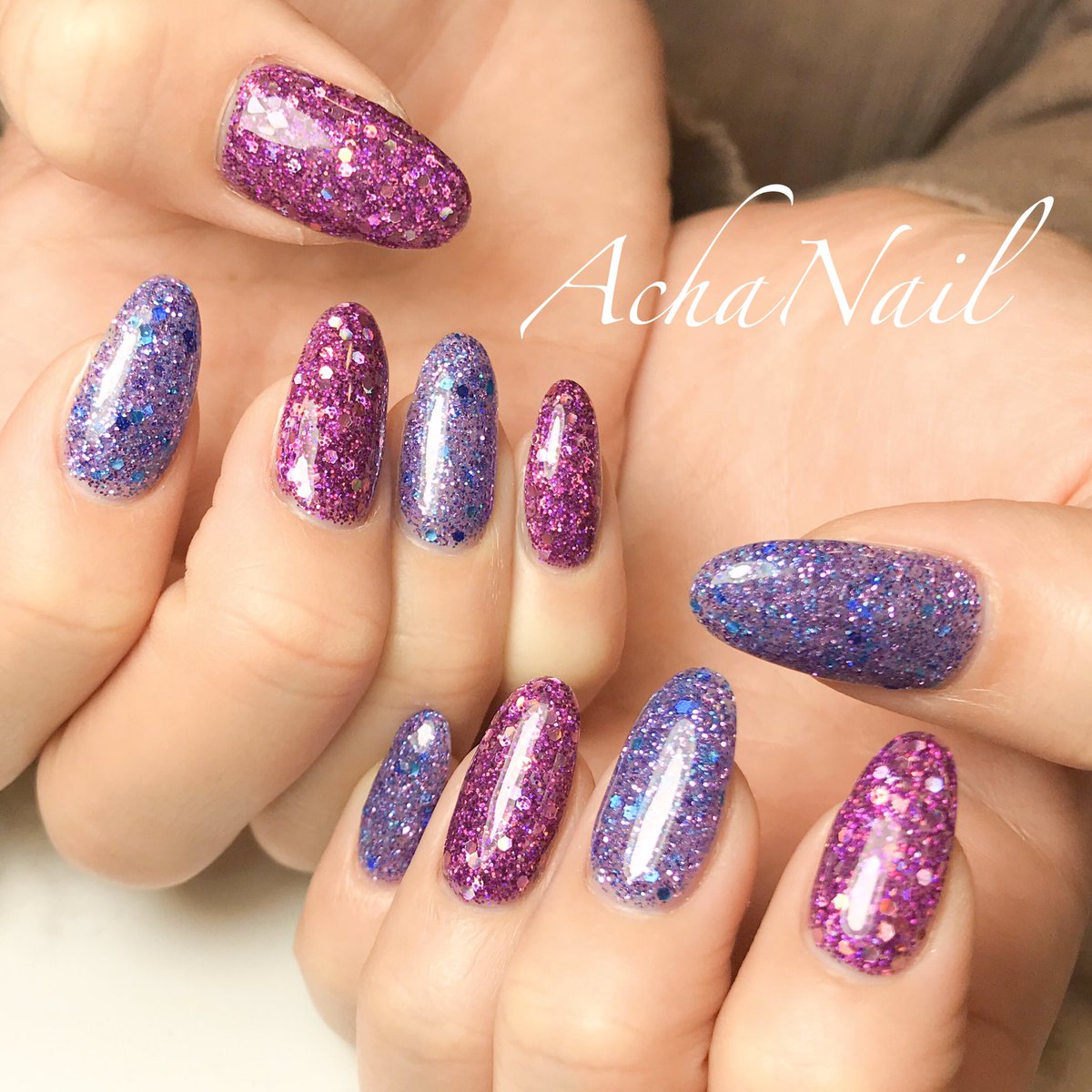 Uzivatel ネイリストasami Achanail Na Twitteru ホロラメミックスネイル T Co 3xocyyb0db メタリックネイル ホログラム バイカラーネイル ラメネイル グリッターネイル パープルネイル ギラギラネイル ネイル ジェルネイル フィルイン