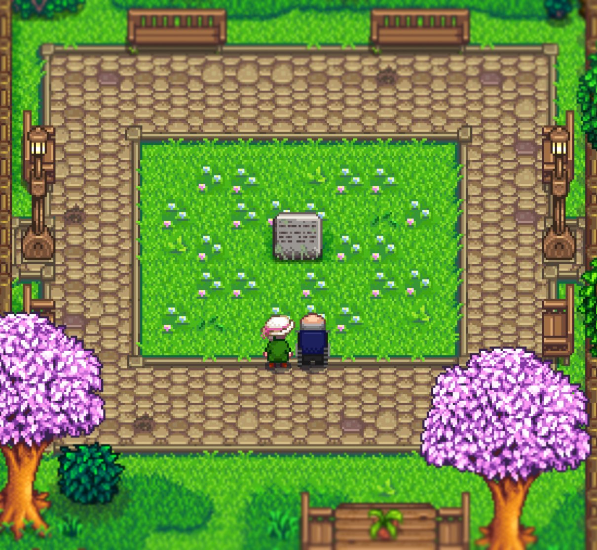 Flashshifter Fun Fact George And Evelyn Visit The Pelican Town Marker On Saturdays Stardewvalley Stardewvalleyexpanded T Co Nhadddjhtj Twitter