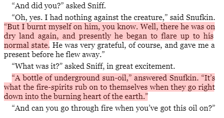 snufkin's fire spirit story from comet in moominland, such a brief moment that moominvalley is going to adapt into an episode this season ?✨ 