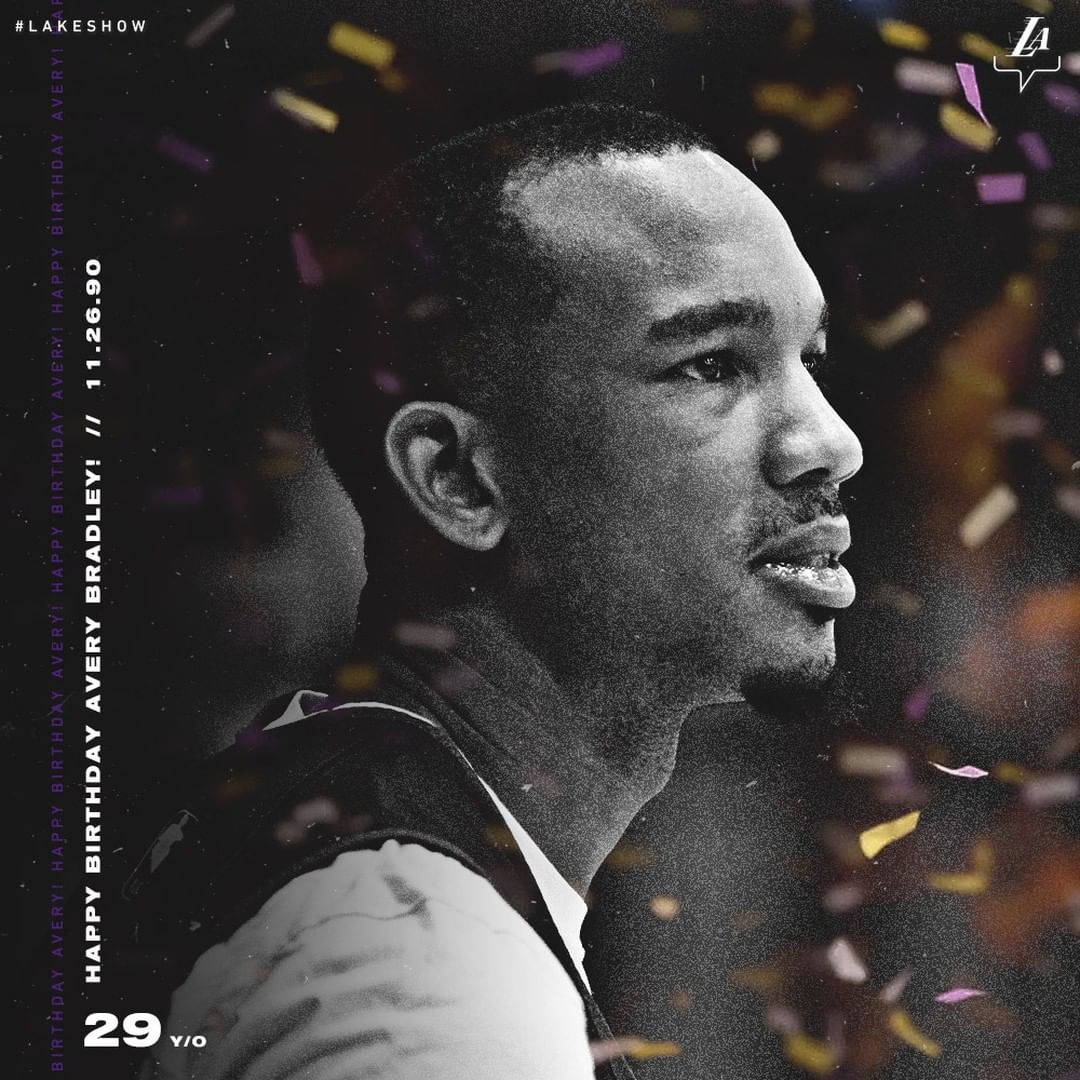 (Wishing a Happy Birthday to Avery Bradley today ...) 
 